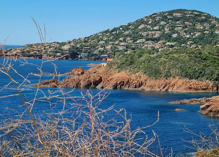 아파트 T2 Vue Mer, Jardin Clos, Village Cap Esterel St Raphael